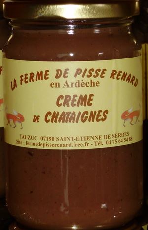 Pisse Renard - Crème de Châtaignes (370g)