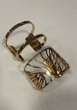 UN BIJOU A PARIS - Manchette 40mm essentielle dorée - laiton finition or (70405400100000)