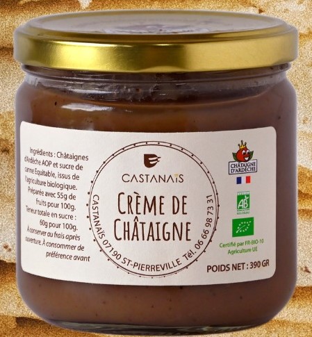 Castanaïs - Crème de châtaigne (AOP BIO) 390g