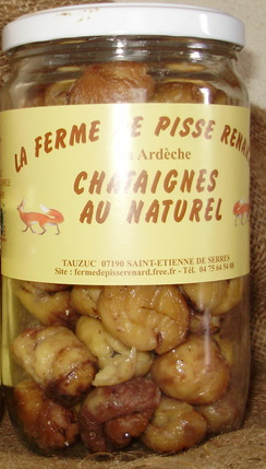 Pisse Renard - Châtaignes au naturel (240g)