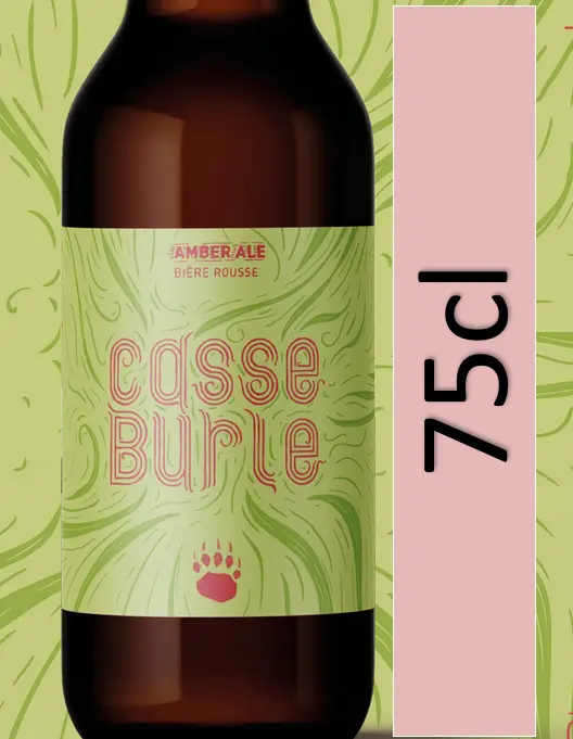L'Agrivoise - Casse burle 75cl (bière rousse)