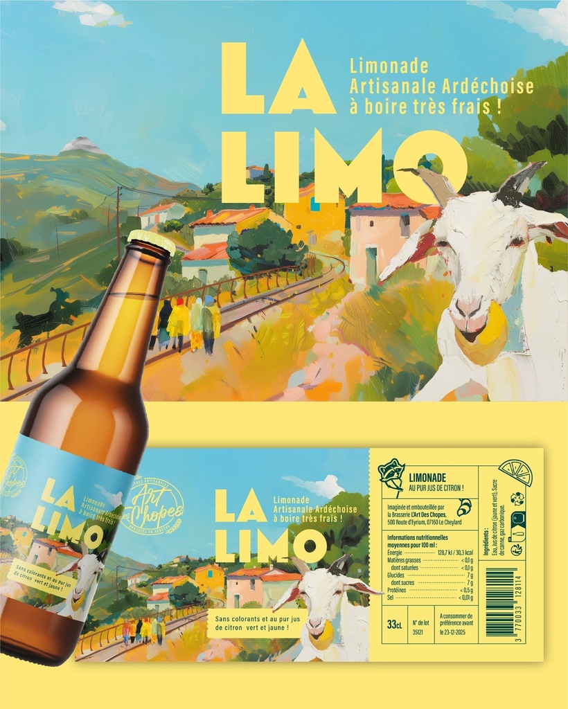 L'Art des Chopes - Limonade "citron" 75cl