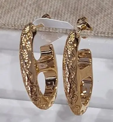 UN BIJOU A PARIS - Boucles d'oreilles Expresso BO - Laiton finition or (1846-500-0TU)